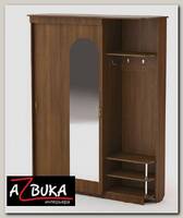 Прихожая largo XL (правая) "Вэлкам" (Орех)