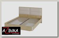 Кровать 1600 soft "Almond" (Бунратти/Микровелюр Бежевый)