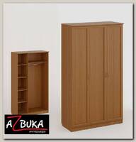 Шкаф распашной 3-х дверный "Рики" (рамочный) (Бук)