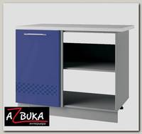 Тумба 1050 угловая левая decorazione "Лакрима" (МДФ глянец) (Балтик)