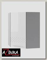 Шкаф угловой decorazione "Лакрима" (МДФ глянец) (Белый)